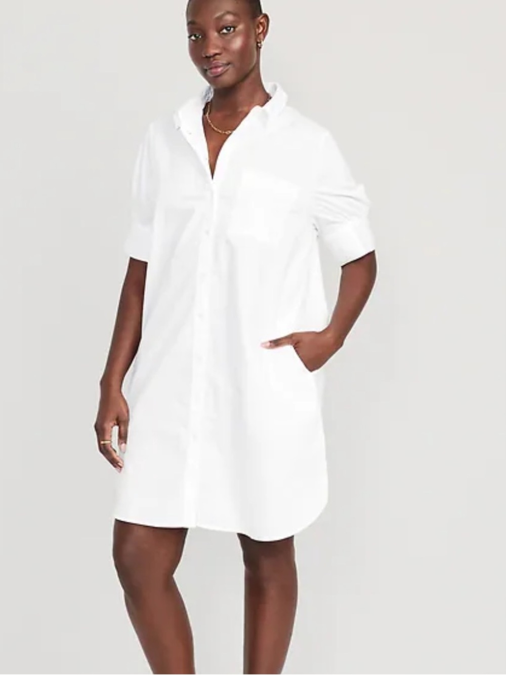 OLD NAVY BUTTON SHIRT DRESS